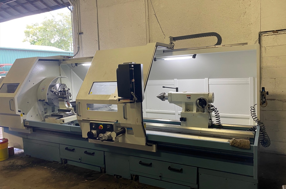 Protrak cnc lathe swing 30"x 120" with 6" spindle bore